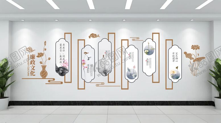 编号：18230409262211286045【酷图网】源文件下载-廉洁文化墙