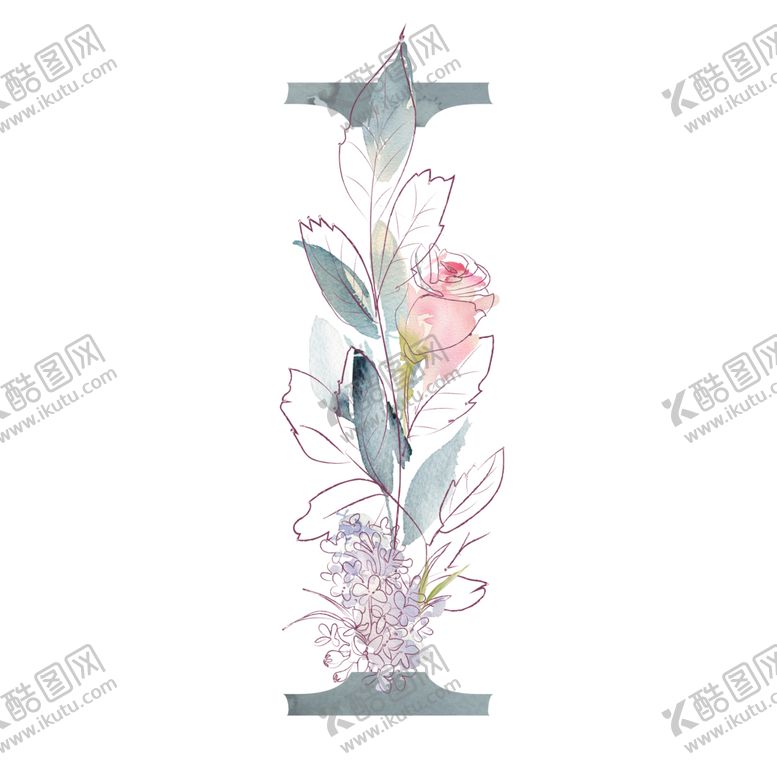 编号：97850510220641561476【酷图网】源文件下载-植物手绘水彩