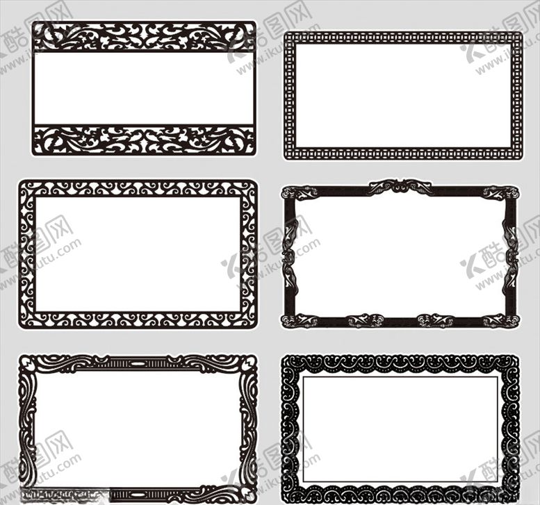 编号：20169109262238428584【酷图网】源文件下载-贵宾卡边框VIP边框镂空花