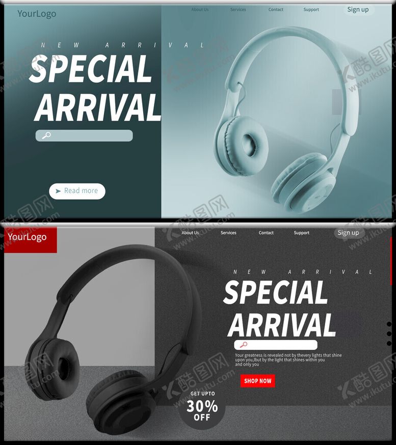 编号：80520111171215468169【酷图网】源文件下载-耳机海报