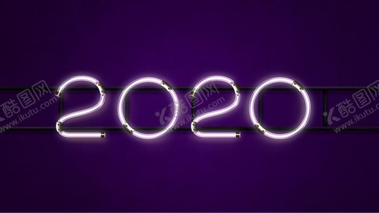编号：44019010242238456118【酷图网】源文件下载-2020灯光字体