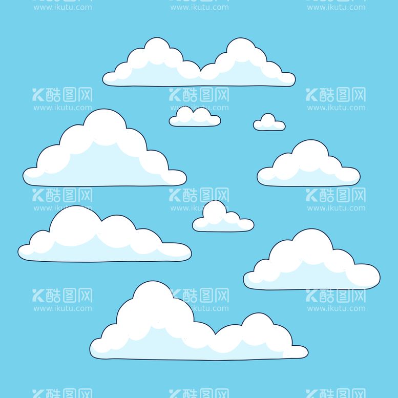 编号：15760910090944589427【酷图网】源文件下载-各种云朵
