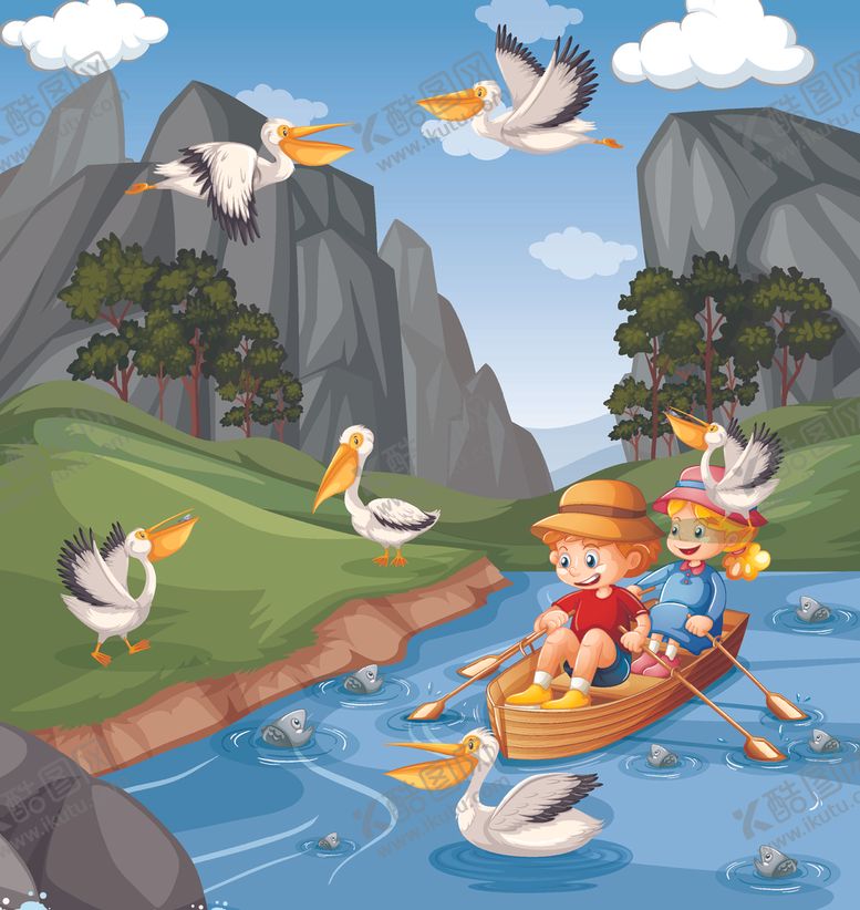 编号：24993409300831363427【酷图网】源文件下载-卡通学生