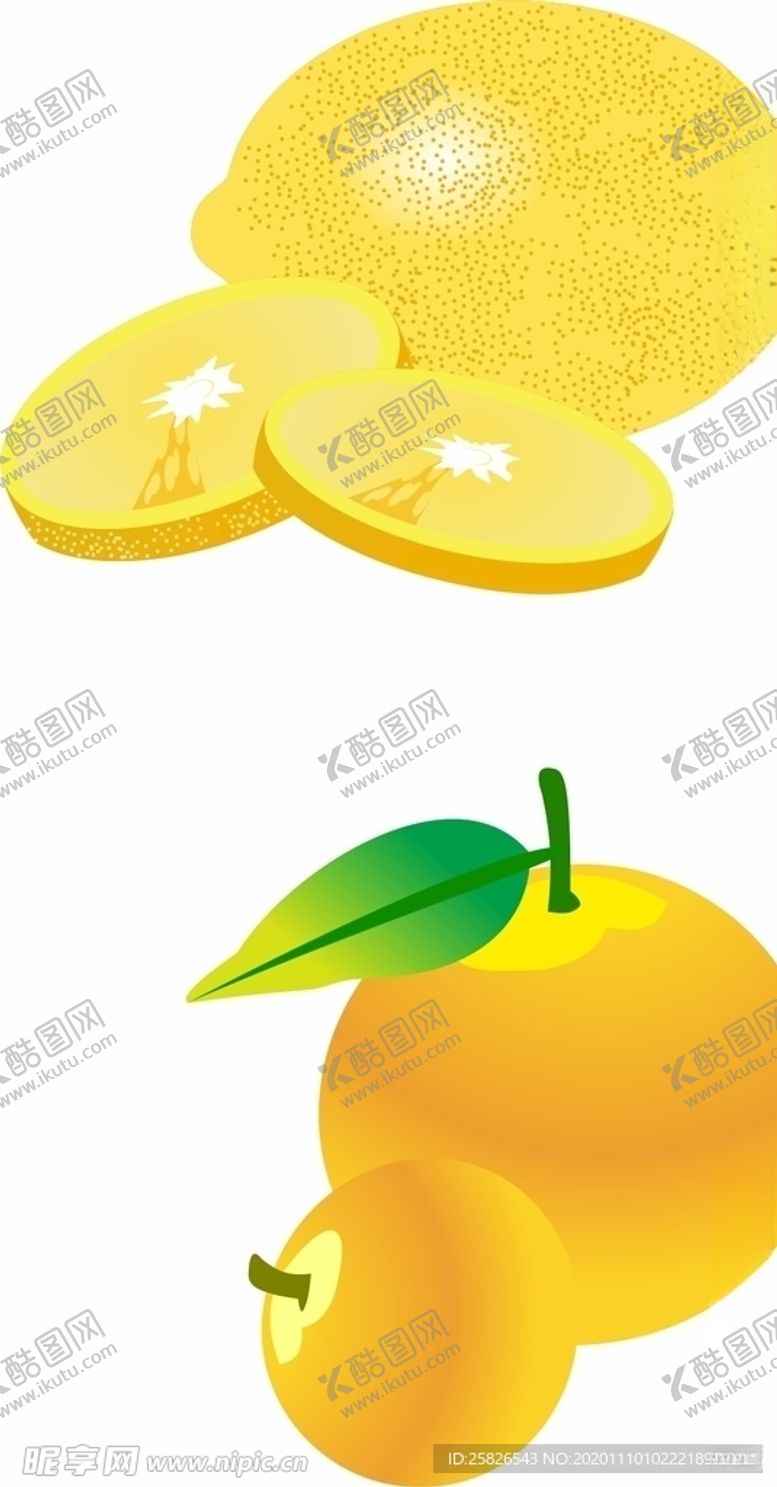 编号：55094304200114138500【酷图网】源文件下载-柠檬矢量