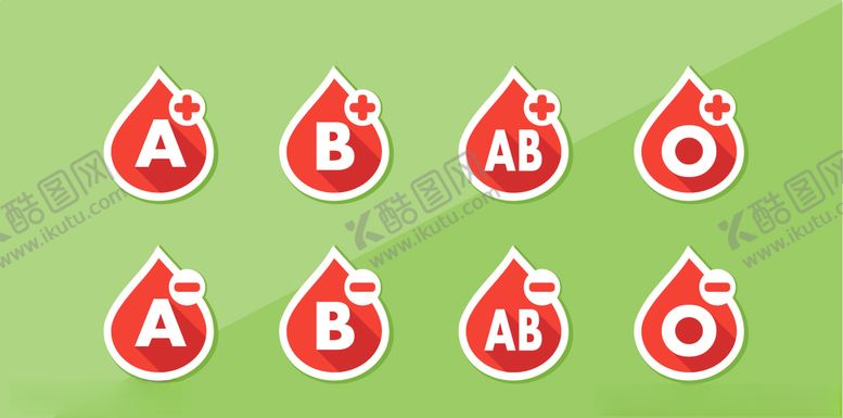 编号：87363810300647441279【酷图网】源文件下载-血型图标