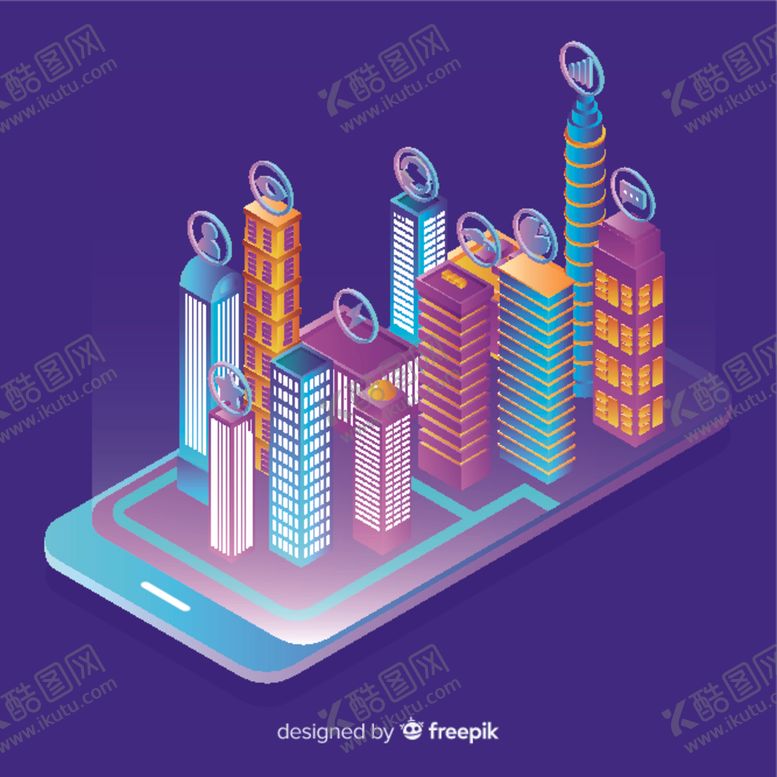 编号：51474309151829368199【酷图网】源文件下载-smart图形模板cityd