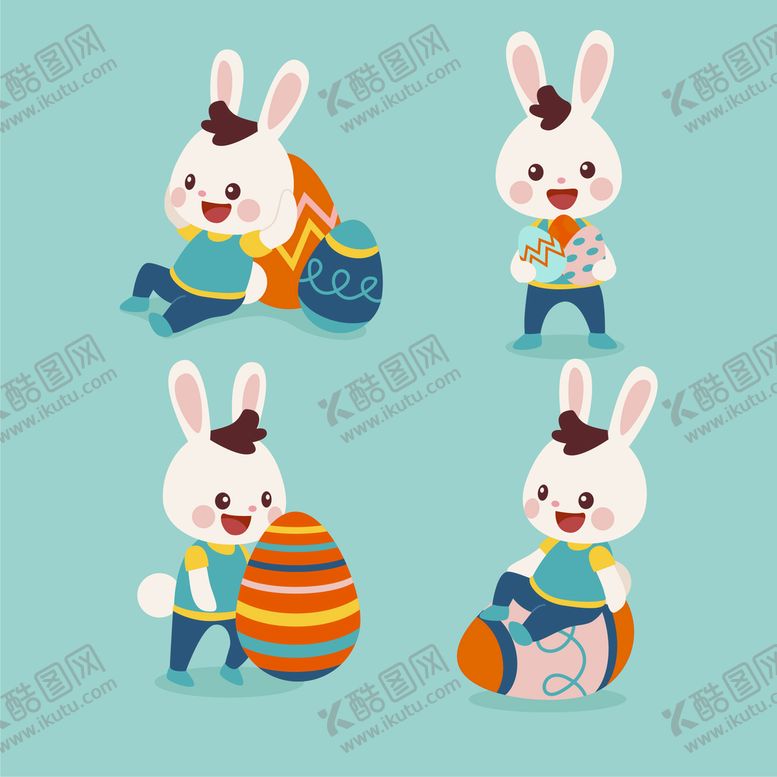 编号：86293009180650282509【酷图网】源文件下载-卡通可爱兔子