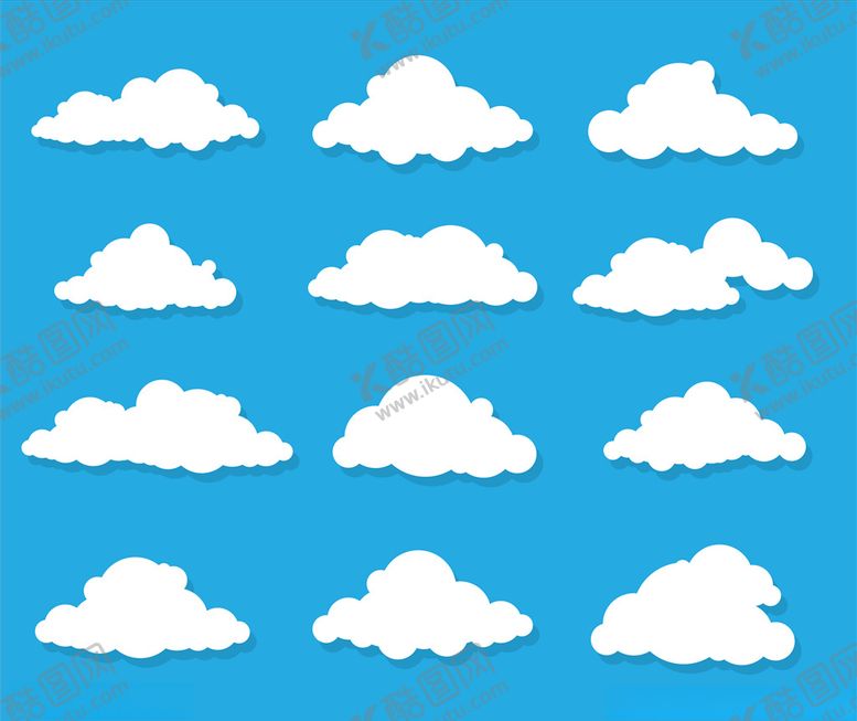 编号：48786609161453213086【酷图网】源文件下载-卡通白云