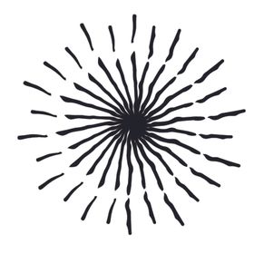 扩散线条简笔图案