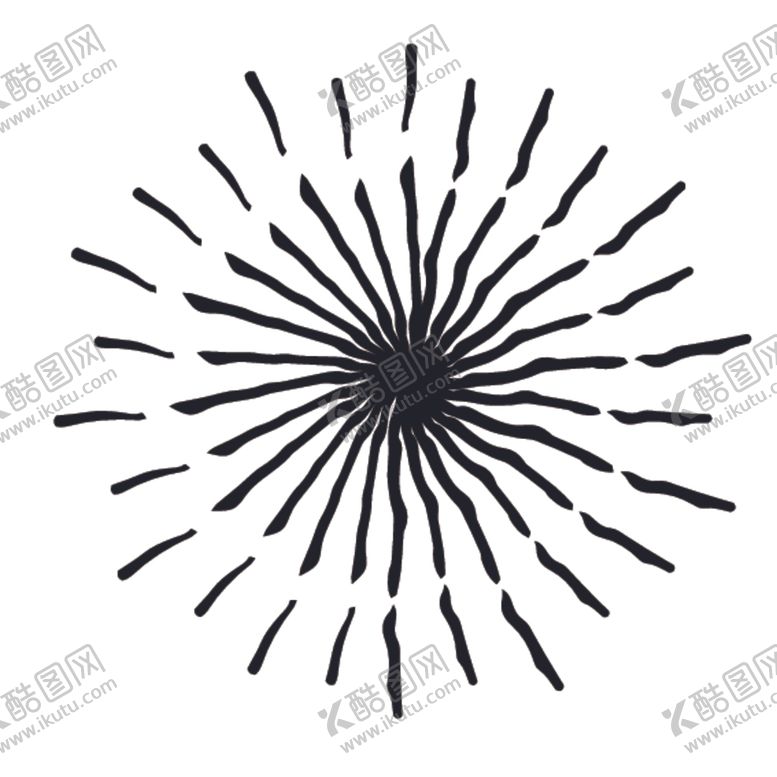 编号：82008610311240168205【酷图网】源文件下载-扩散线条简笔图案