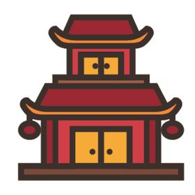 简笔矢量中国文化元素