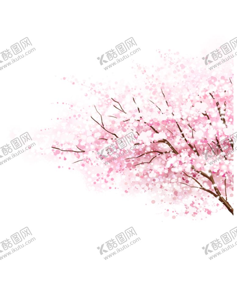 编号：58042809221545458832【酷图网】源文件下载-粉色樱花装饰