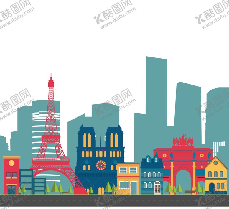 编号：62977205150914586506【酷图网】源文件下载-城市剪影