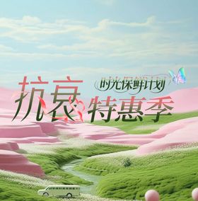 医美抗衰特惠季海报