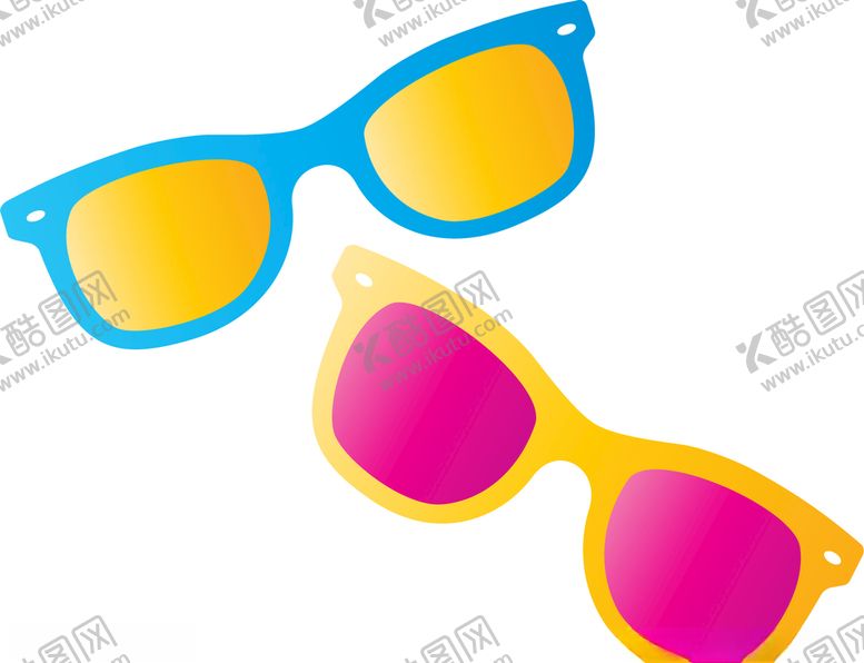 编号：32592610120430547783【酷图网】源文件下载-矢量眼镜