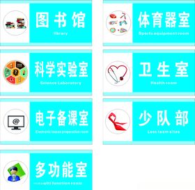 多功能室班级牌