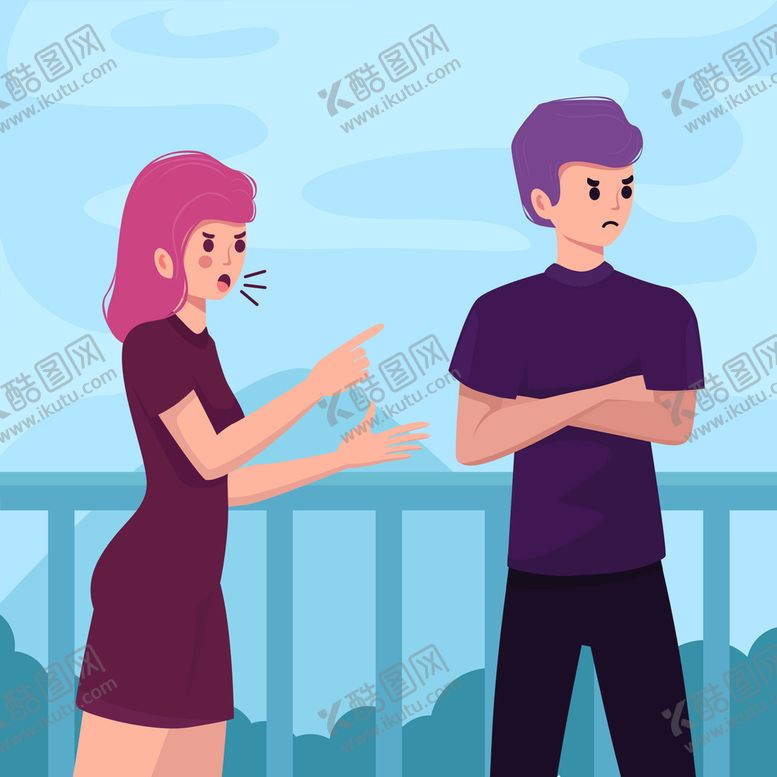 编号：29156309230016522649【酷图网】源文件下载-吵架 