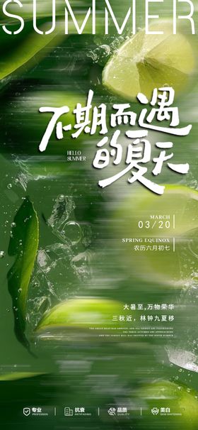 夏至美业海报