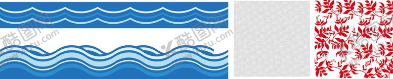 编号：67618101262012274226【酷图网】源文件下载-中式花纹 海浪