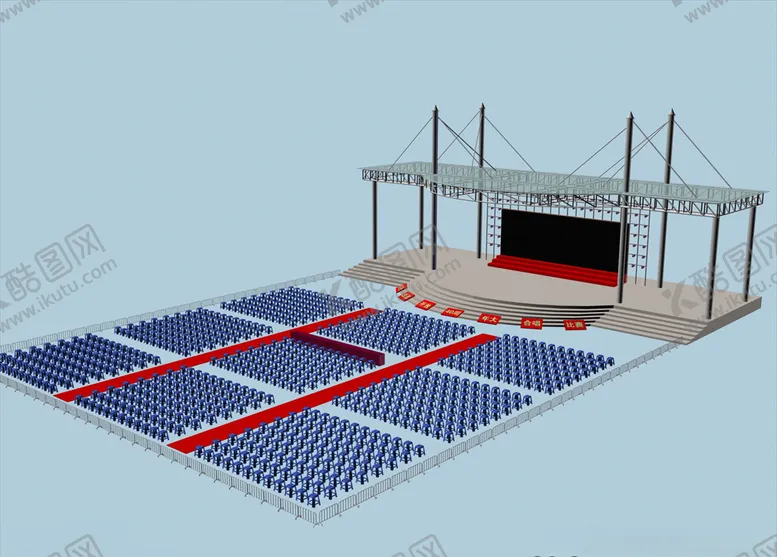 编号：84395309280116013271【酷图网】源文件下载-朱载堉音乐广场舞台
