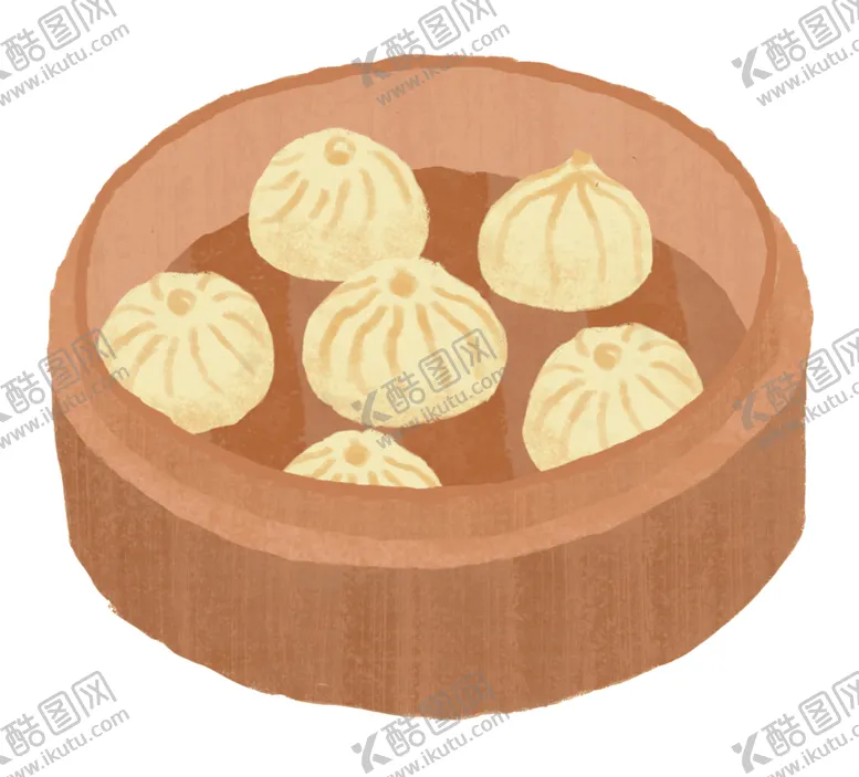编号：32937101232156095708【酷图网】源文件下载-手绘小笼包