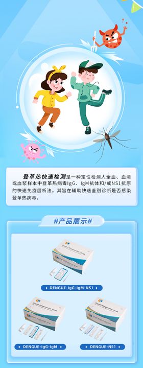 医疗产品介绍海报长图