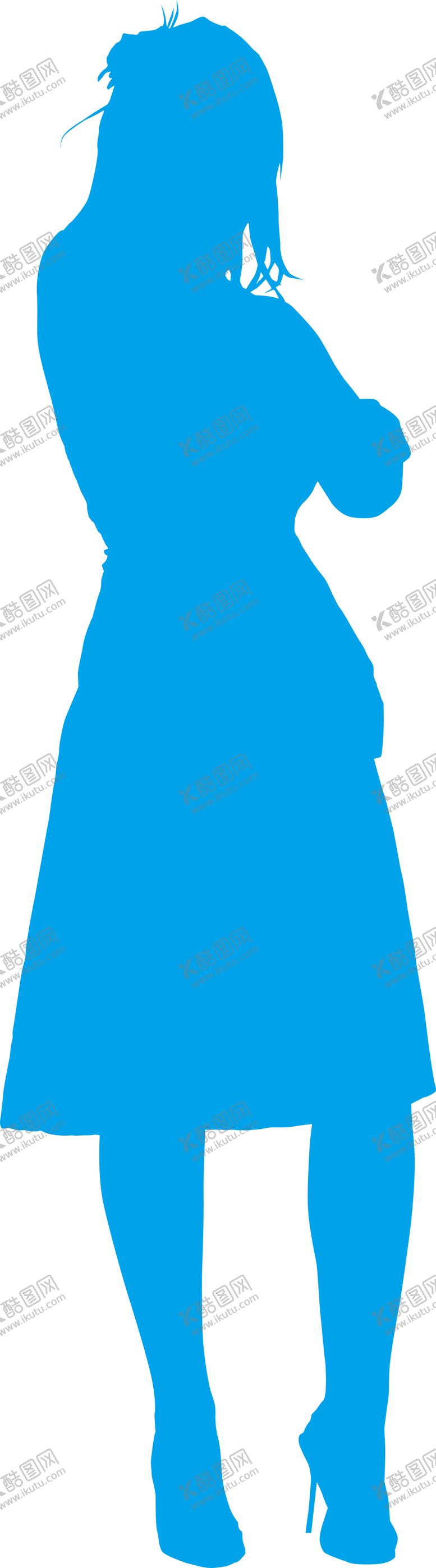 编号：90631304170433342335【酷图网】源文件下载-美女剪影