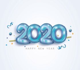 2020圣诞新年素材生日字体