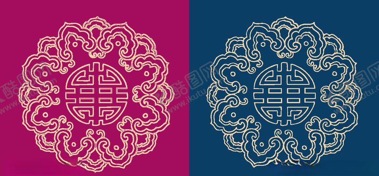 编号：36002310220208211474【酷图网】源文件下载-圆形底纹中国风传统