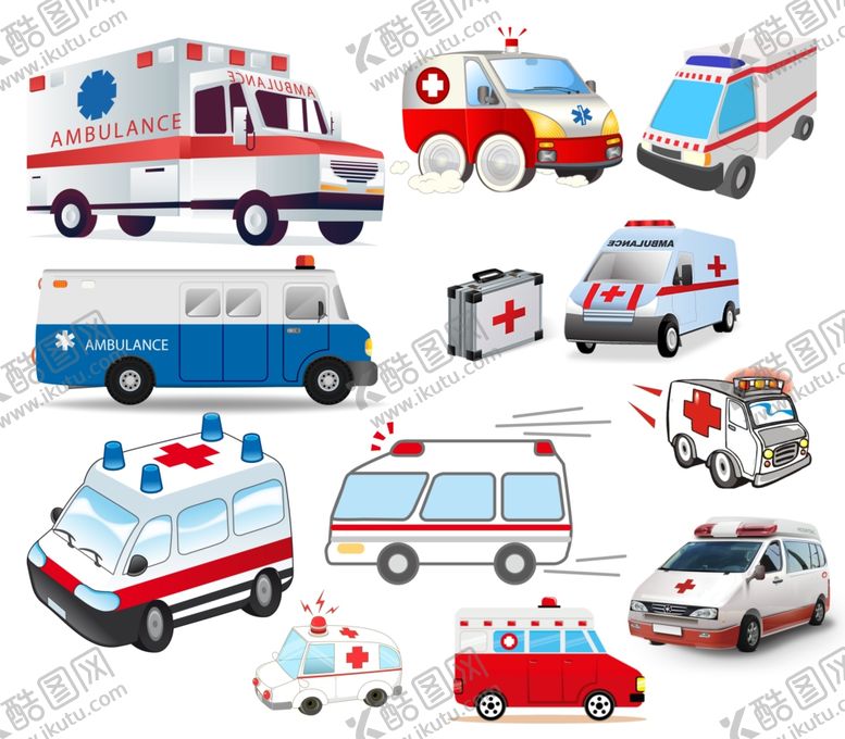 编号：39417611011305291574【酷图网】源文件下载-救护车