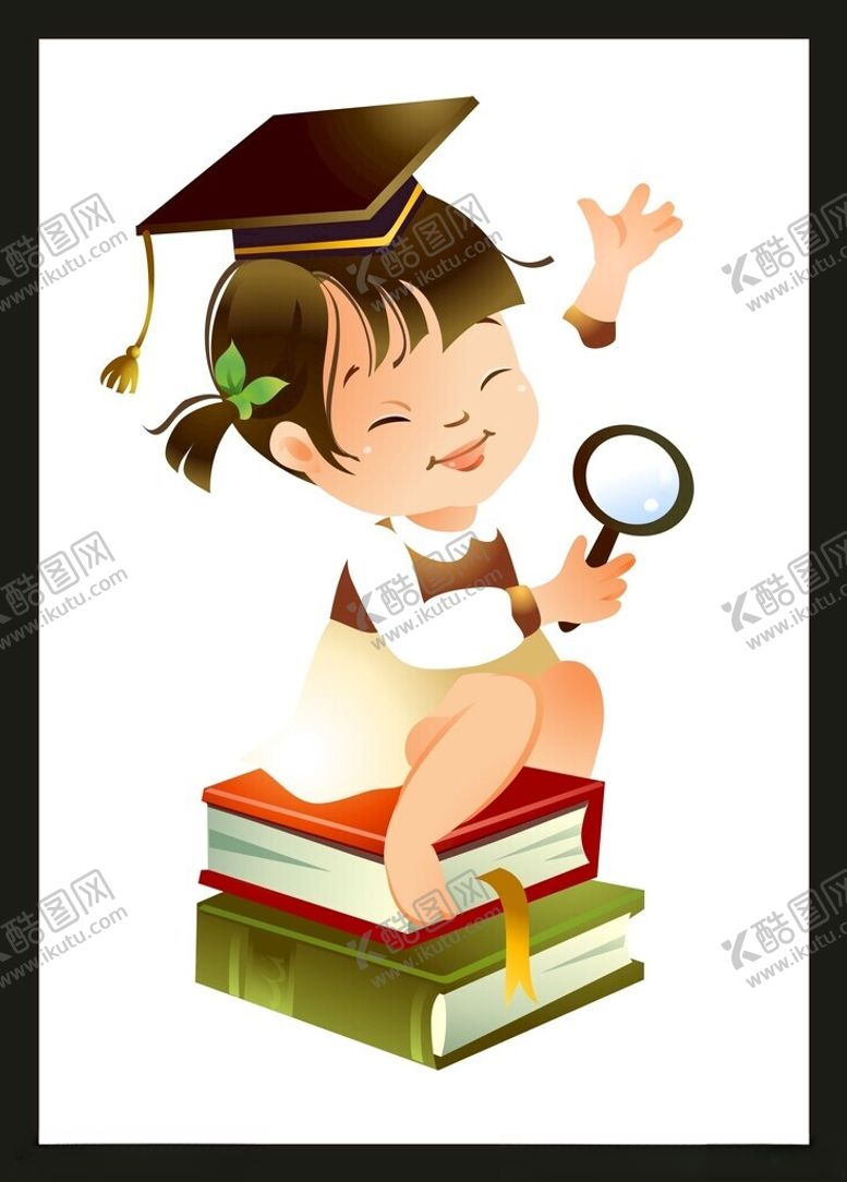编号：26282102050634054145【酷图网】源文件下载-手绘卡通学生