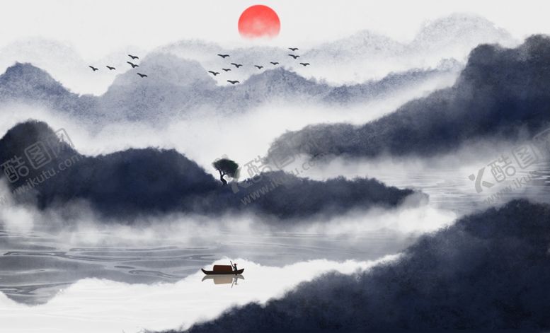 编号：42152005180819129943【酷图网】源文件下载-水墨山水