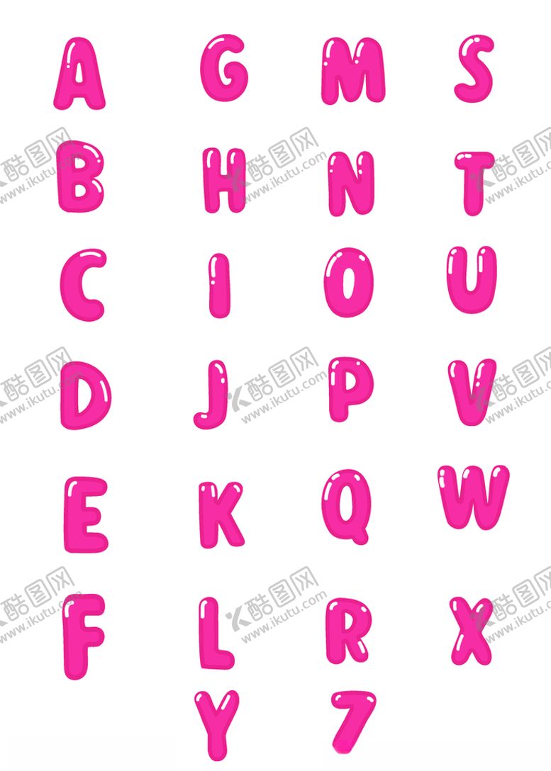 编号：55307007090801489995【酷图网】源文件下载-字母