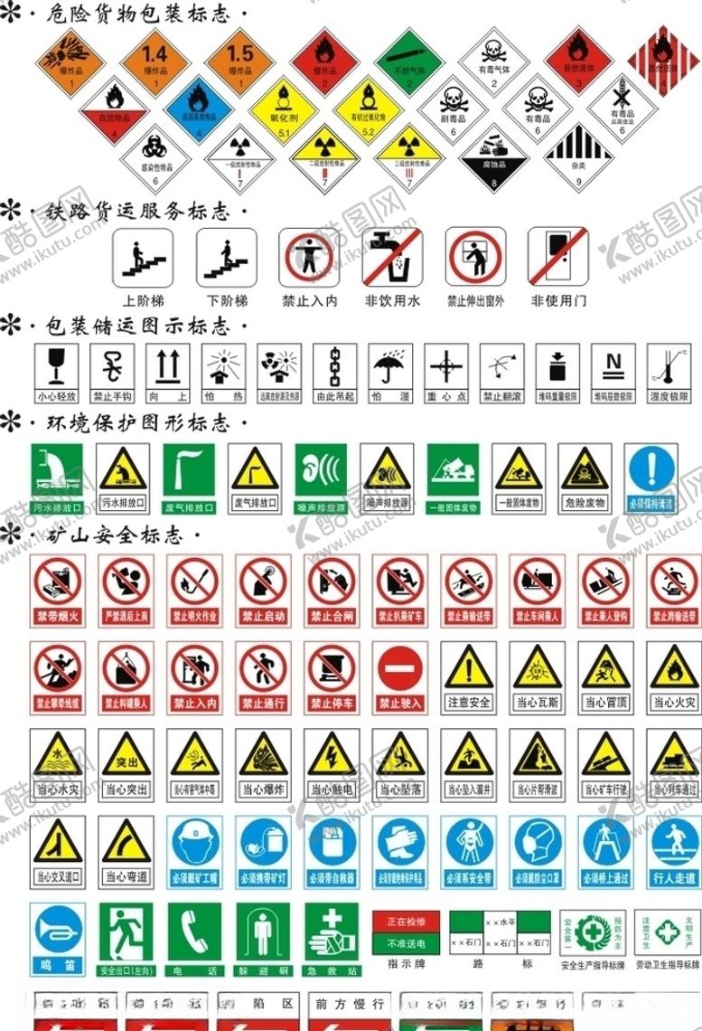 编号：65668309211049061317【酷图网】源文件下载-安全标识
