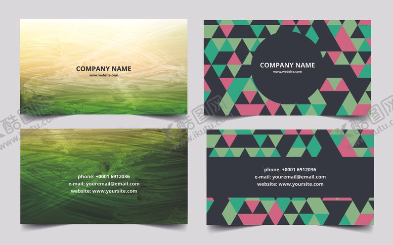 编号：45361704010612599743【酷图网】源文件下载-几何名片