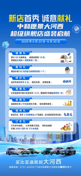 汽车政策海报