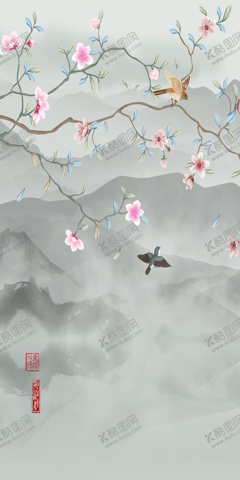 编号：59796001200714132929【酷图网】源文件下载-花鸟