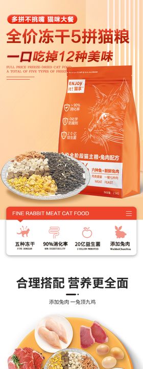 猫粮电商详情页