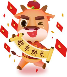卡通牛形象