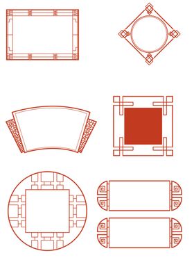 中式边框图片
