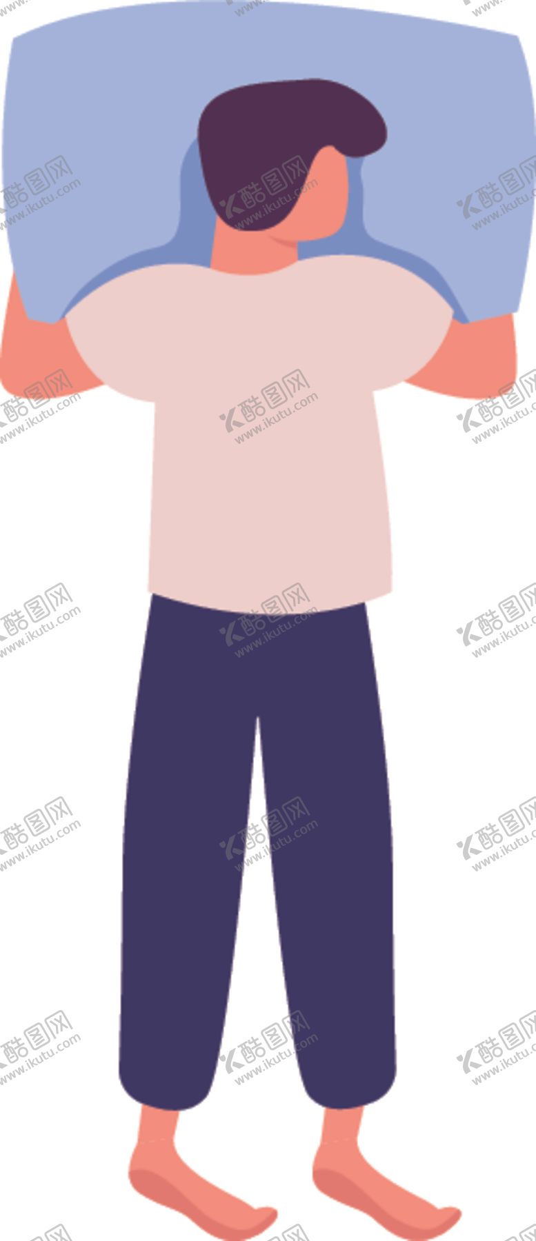 编号：21377405010743249130【酷图网】源文件下载-睡觉姿势