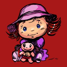 手绘卡通儿童插画插画宝宝宝宝