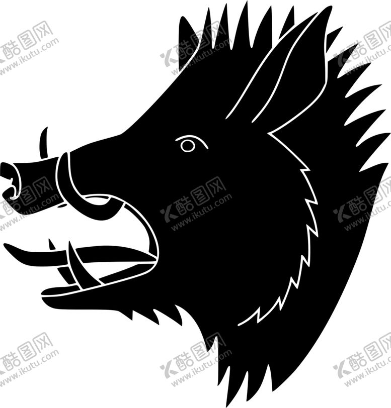 编号：65152809280236427211【酷图网】源文件下载-猪logo