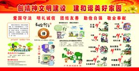 创精神文明建设建和谐美好家园