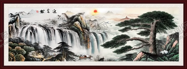 编号：85571906290351238365【酷图网】源文件下载-迎客松