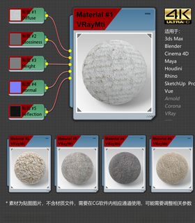 4K超清织物材质贴图