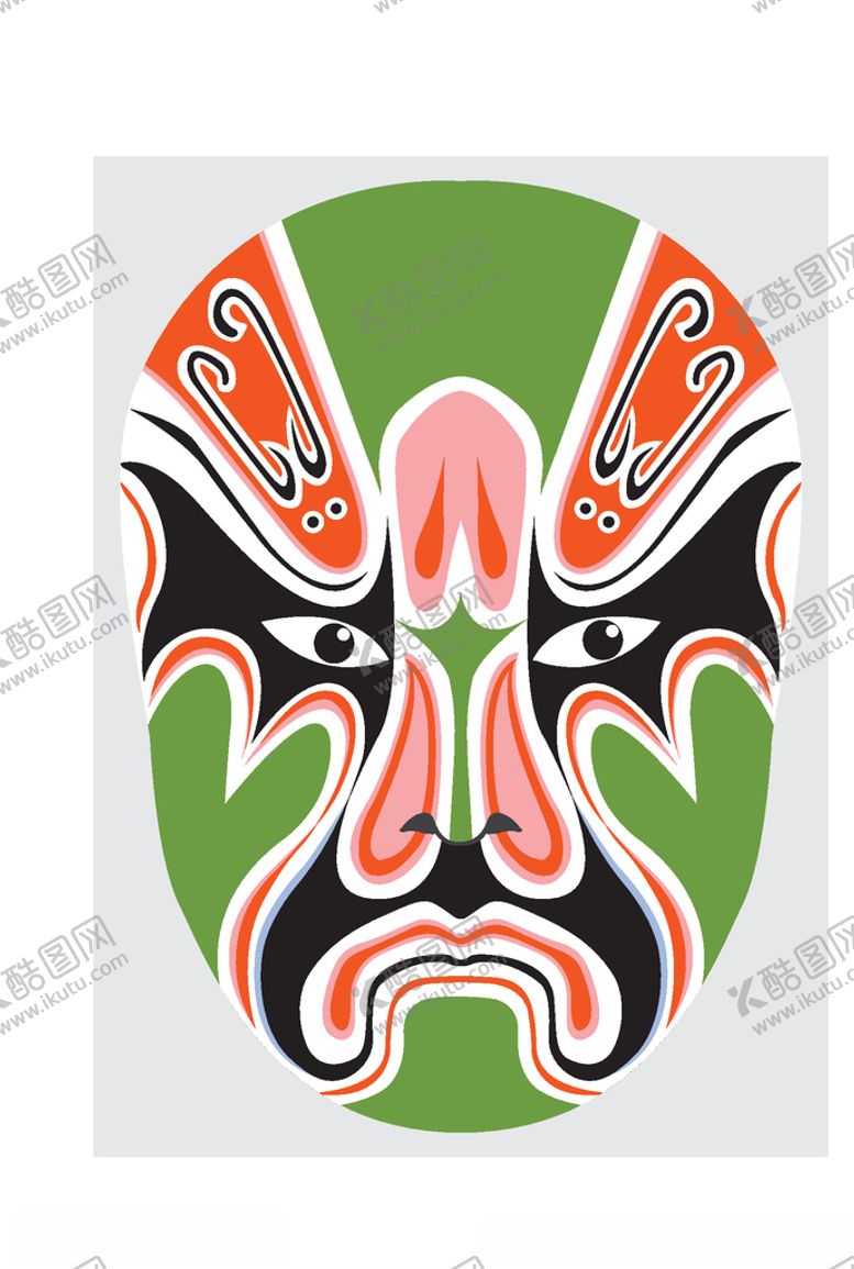 编号：89652411011953016147【酷图网】源文件下载-中国风传统京剧脸谱