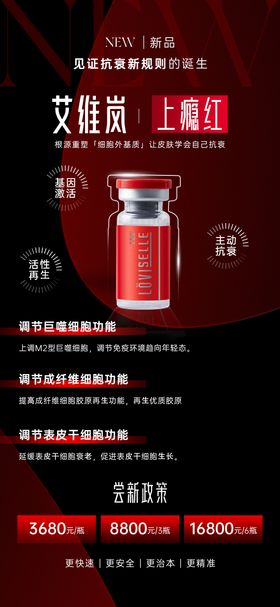 艾维岚上瘾红海报