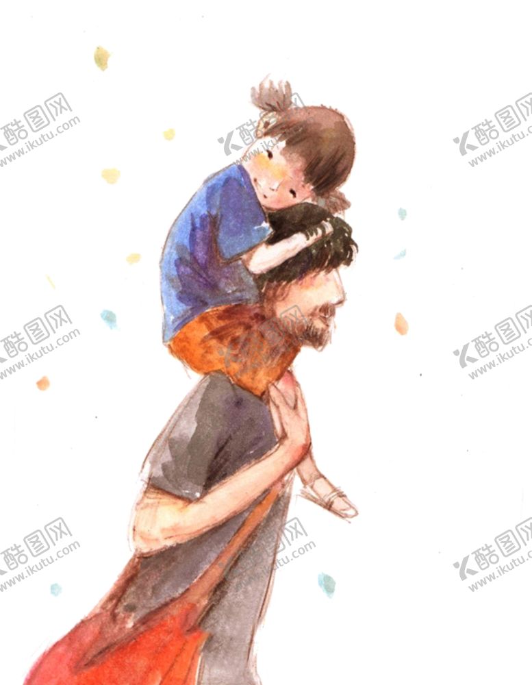 编号：30330909290618481193【酷图网】源文件下载-父亲节插画