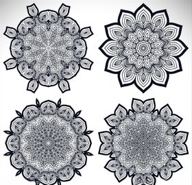 古典花纹底纹